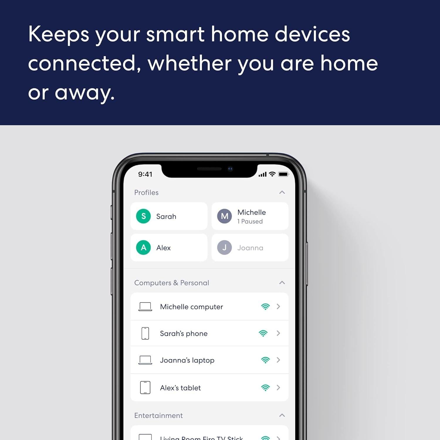Amazon eero 6+ mesh wifi system with 1 month free eero Business (auto-renews annually) - Coverage up to 3,000 sq. ft., Connect 75+ devices, 2-pack