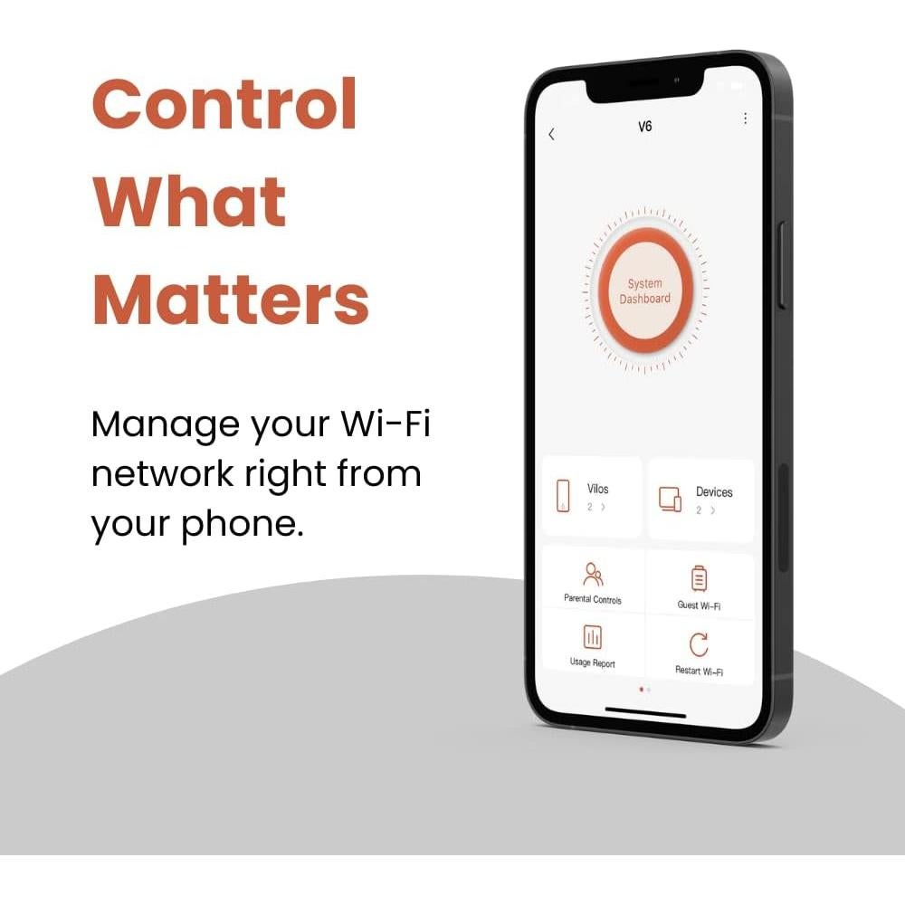 Sistema Wi-Fi Mesh Vilo 6 AX1800 2-Pack Cobertura 372 m²
