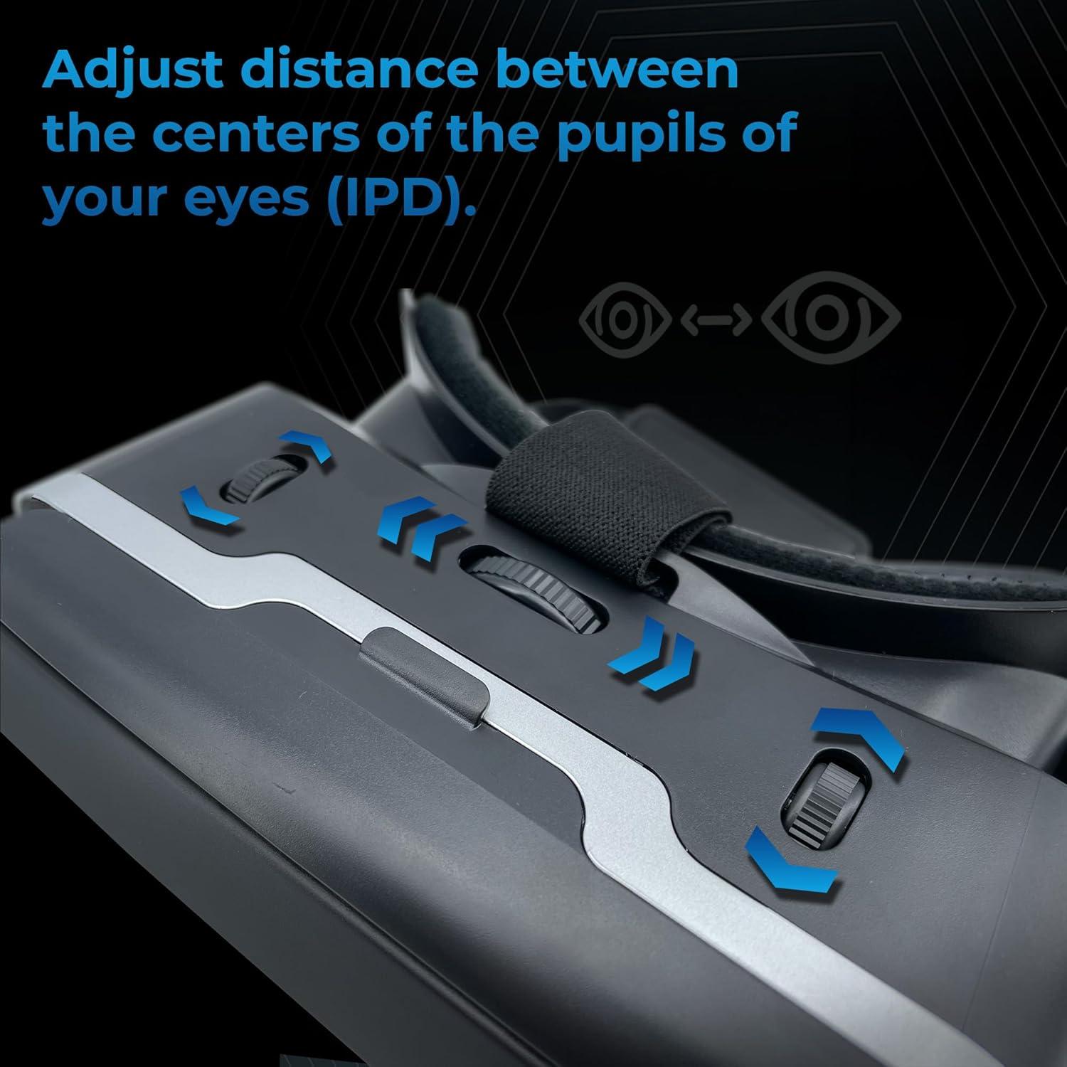 Auricular VR Kiiroo para Smartphone 5.5"-7.2" HD Ajustable