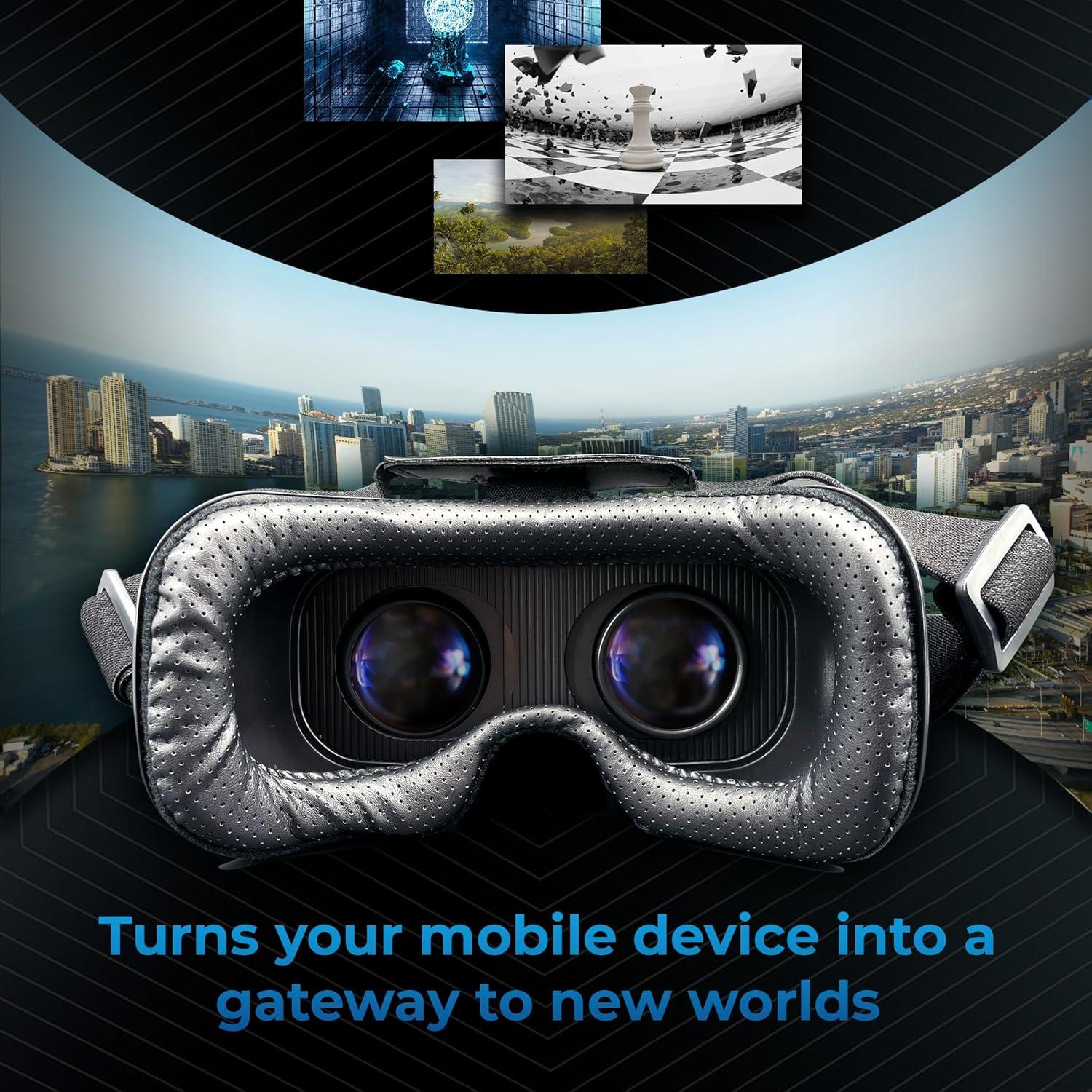 Auricular VR Kiiroo para Smartphone 5.5"-7.2" HD Ajustable