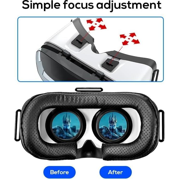 Auriculares VR 3D UMEEUTOO para Smartphone 4.5-6.3" HD