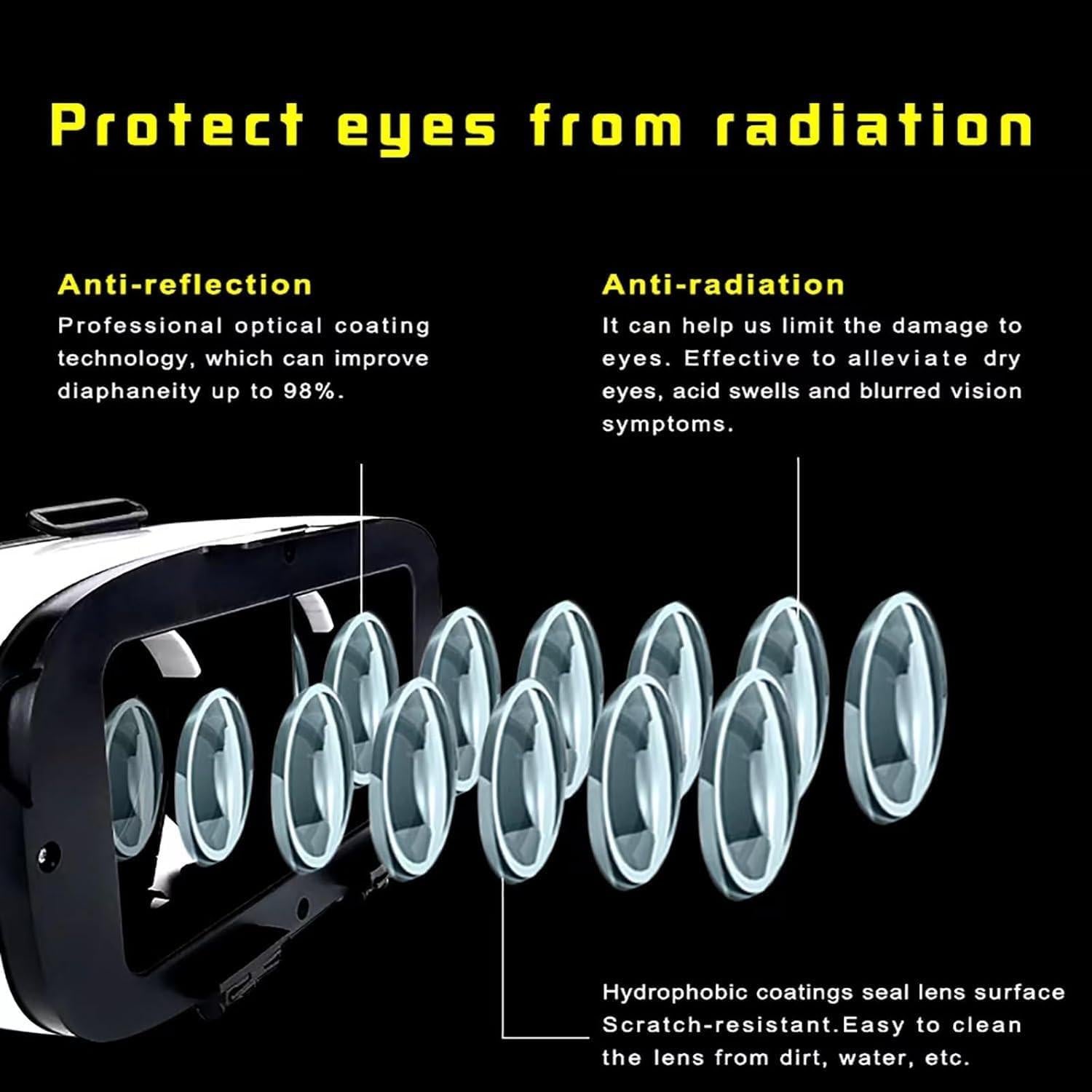 Auriculares VR 3D UMEEUTOO para Smartphone 4.5-6.3" HD