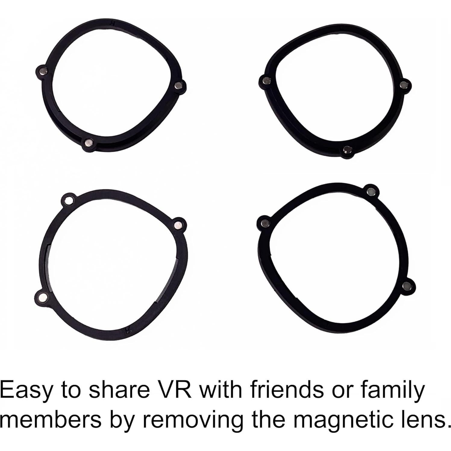 Lente Magnética IOOIOO para Meta Quest 2/3 - Miopía SPH -3.5