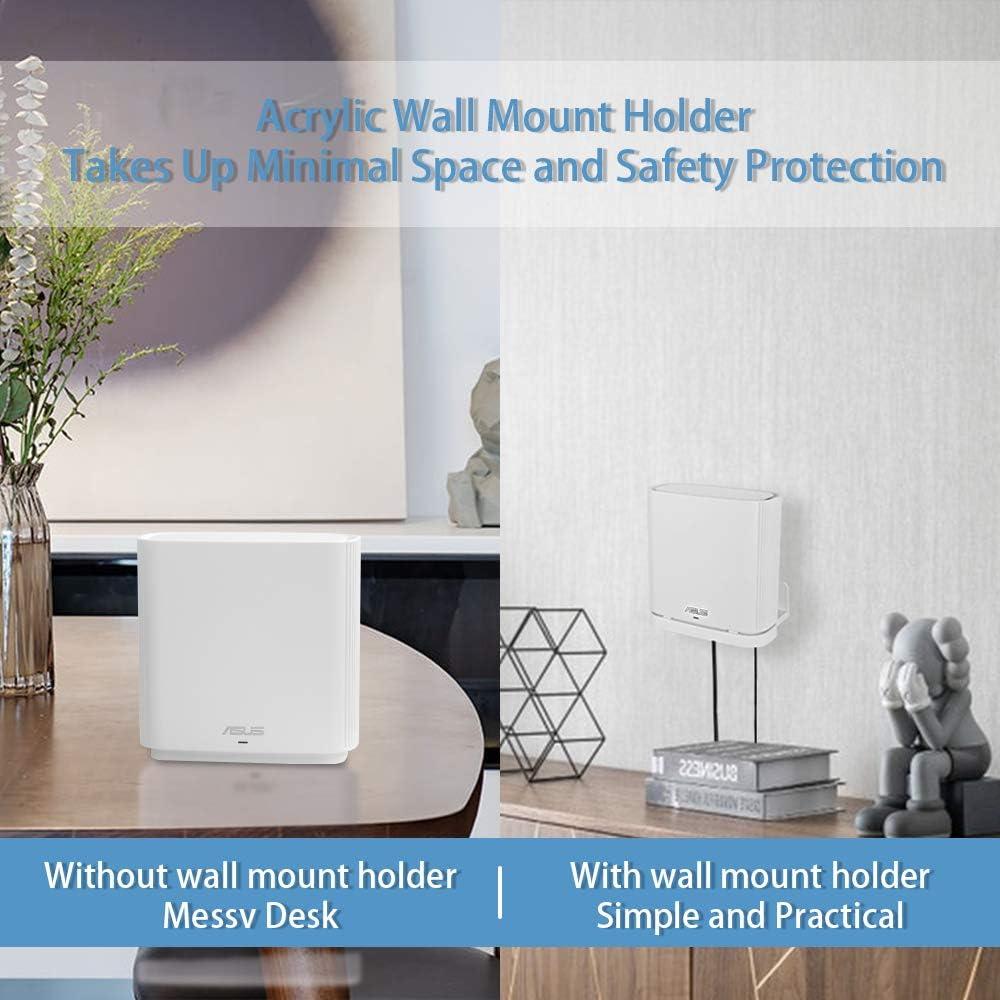 Soporte de Montaje en Pared VOMENC para ASUS ZenWiFi AX AC - Blanco 2Pack