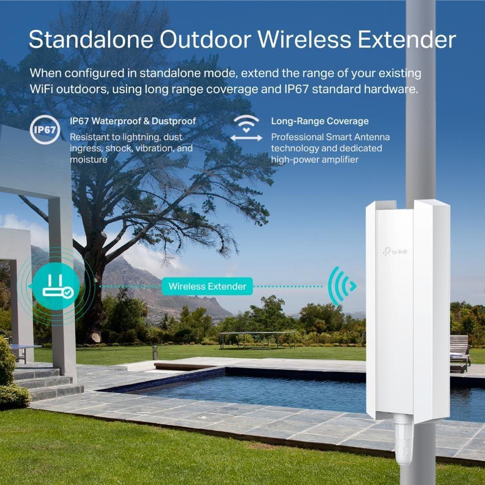 Punto de Acceso WiFi 6 TP-Link EAP610-Outdoor 1800 Mbps