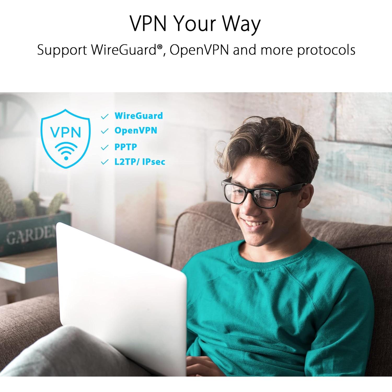 Router WiFi 6 ASUS RT-AX88U PRO AX6000 Doble Banda 6000Mbps