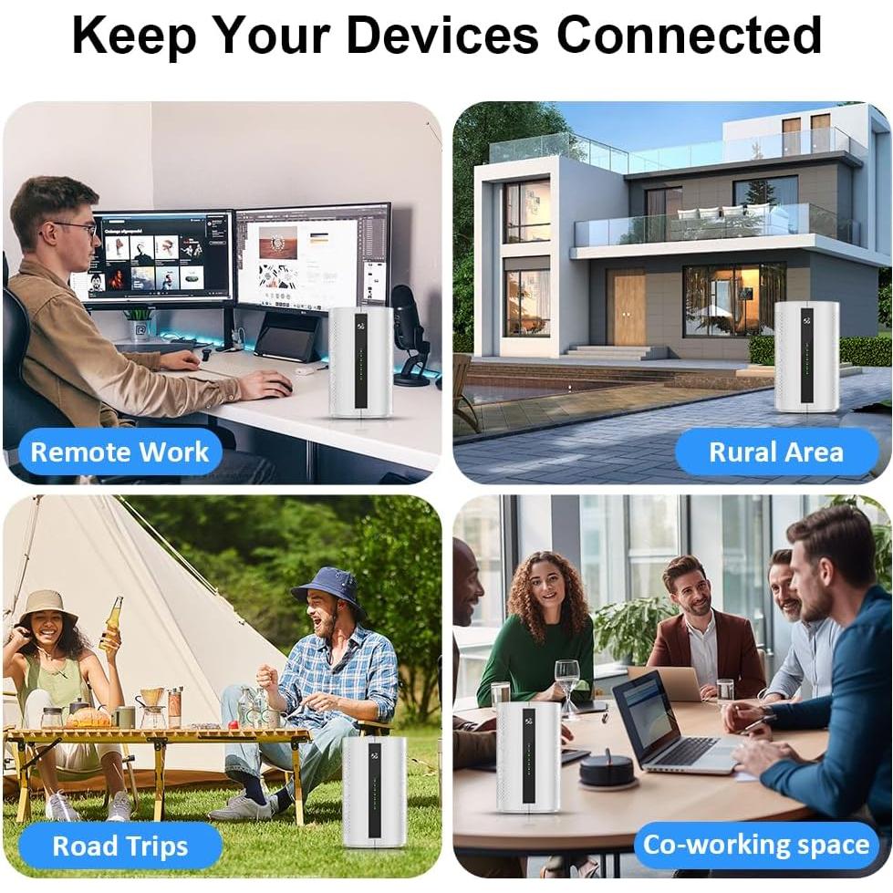 Router 5G Doble SIM WiFi 6 Wiflyer Z8105AX-C-RM520