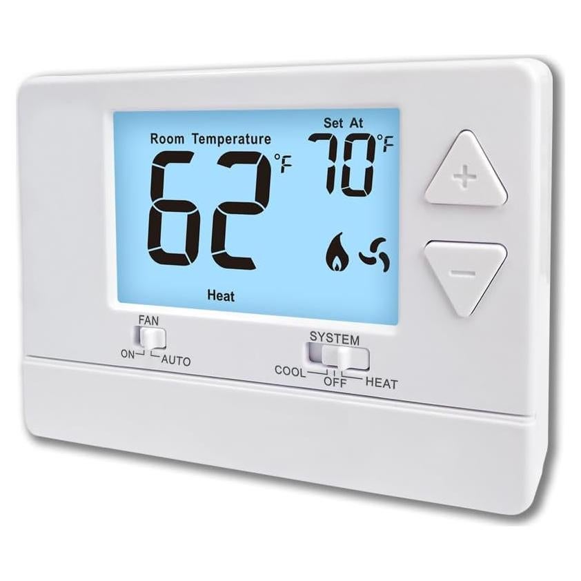 Termostato Digital No Programable Riseem S3001 Blanco 24V