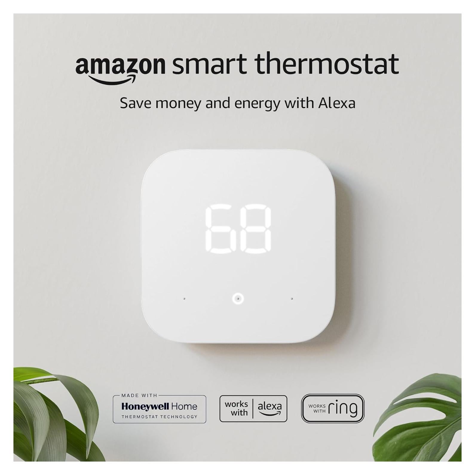Smart Thermostat with C-Wire Adapter
