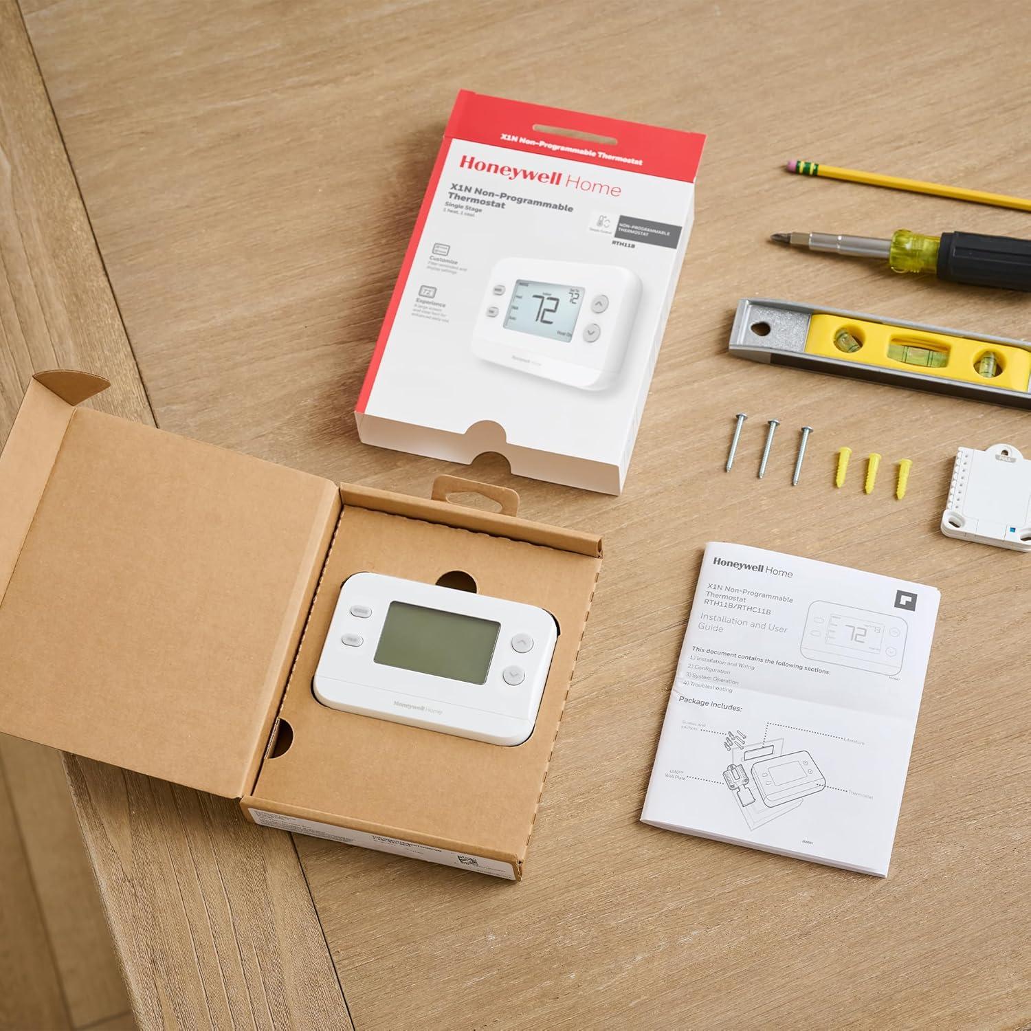 Termostato Honeywell Home RTH11B No Programable 1 Calor 1 Frío