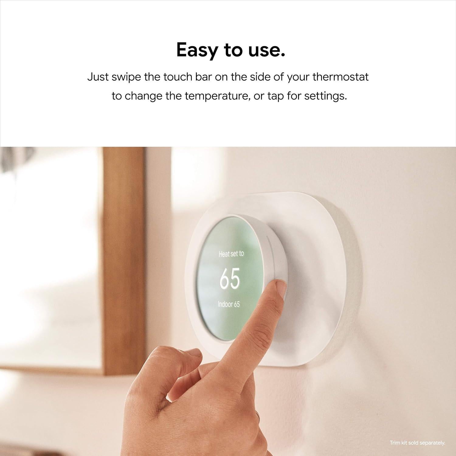 Termostato Inteligente Google Nest T3007ES - Wifi Programable