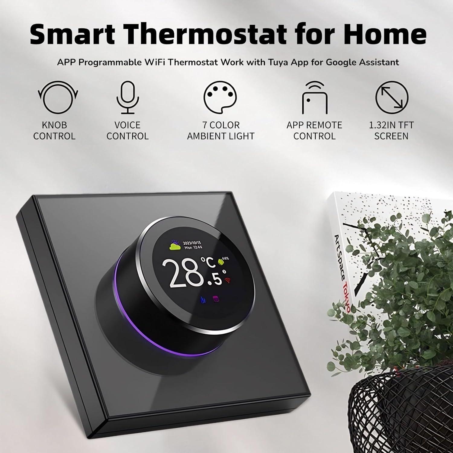 Termostato Inteligente WiFi Yoidesu 75BCTQHKIA Control por Voz