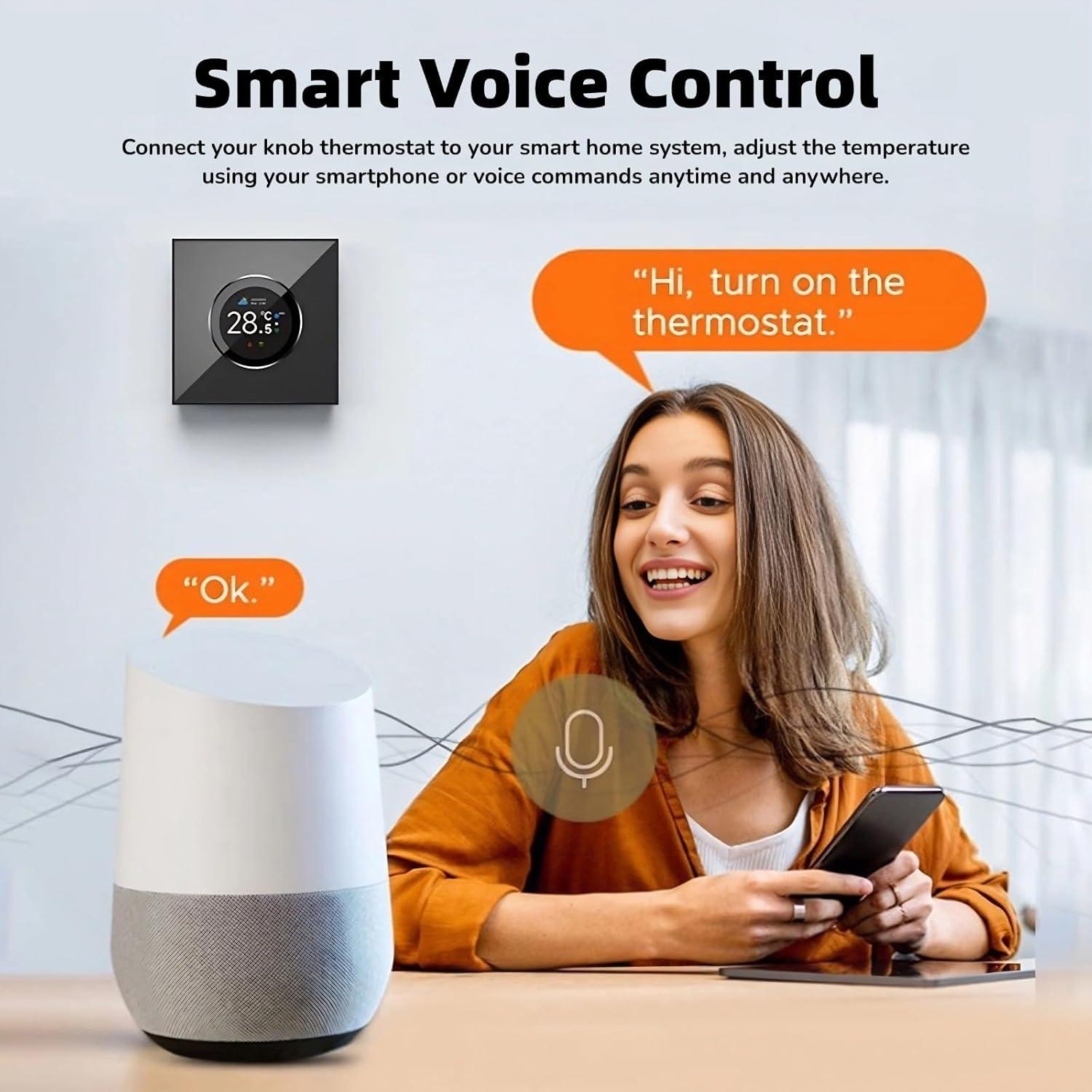 Termostato Inteligente WiFi Yoidesu 75BCTQHKIA Control por Voz