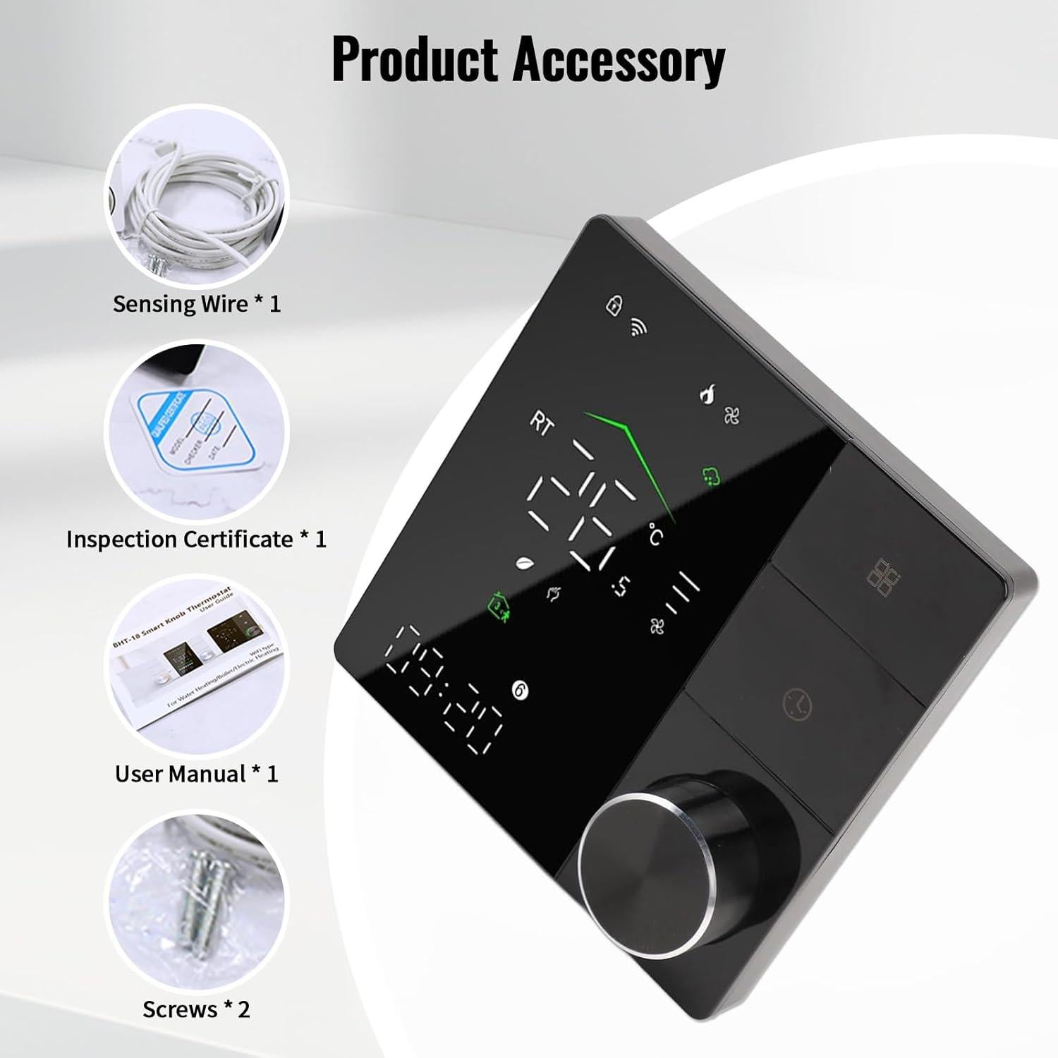 Termostato Inteligente Bestechy BHT-18GBLW-MT WiFi 240V