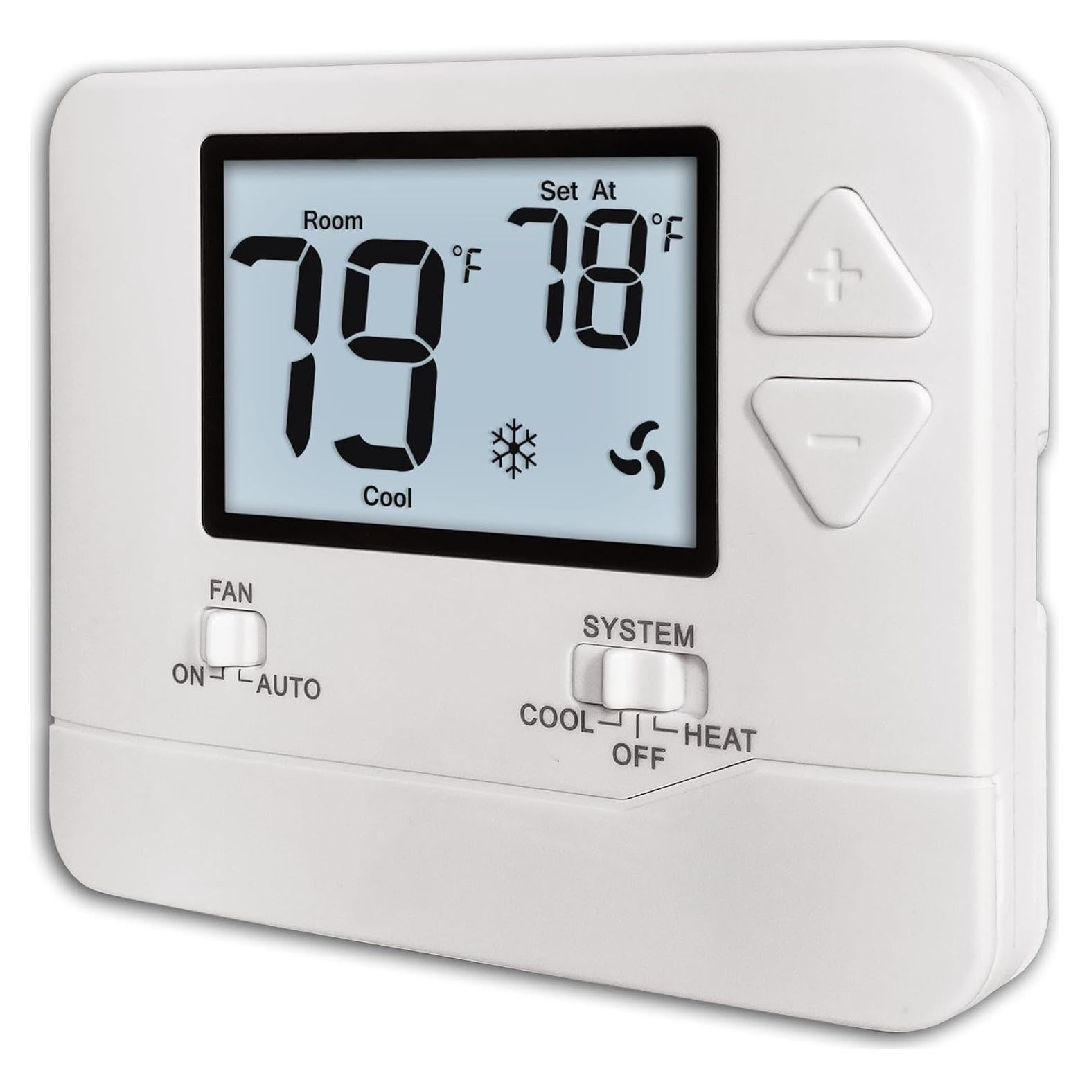 Termostato No Programable Heagstat H701 1H/1C con Retroiluminación