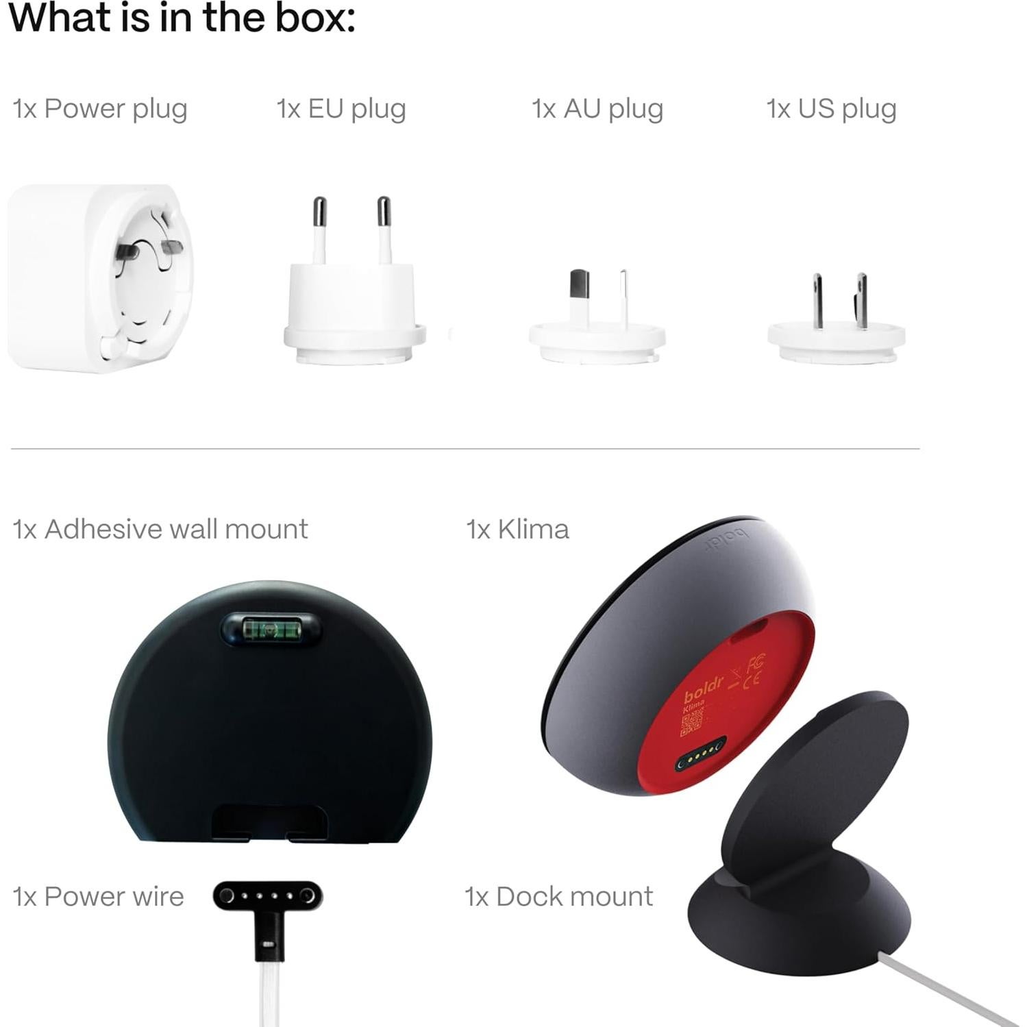 Termostato Inteligente Boldr Klima para A/C y Bombas de Calor