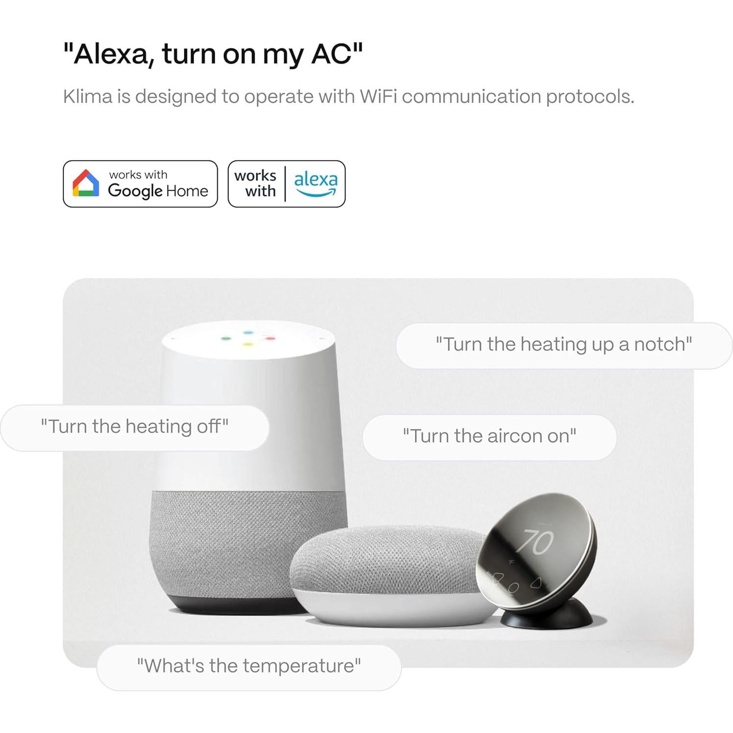 Termostato Inteligente Boldr Klima para A/C y Bombas de Calor