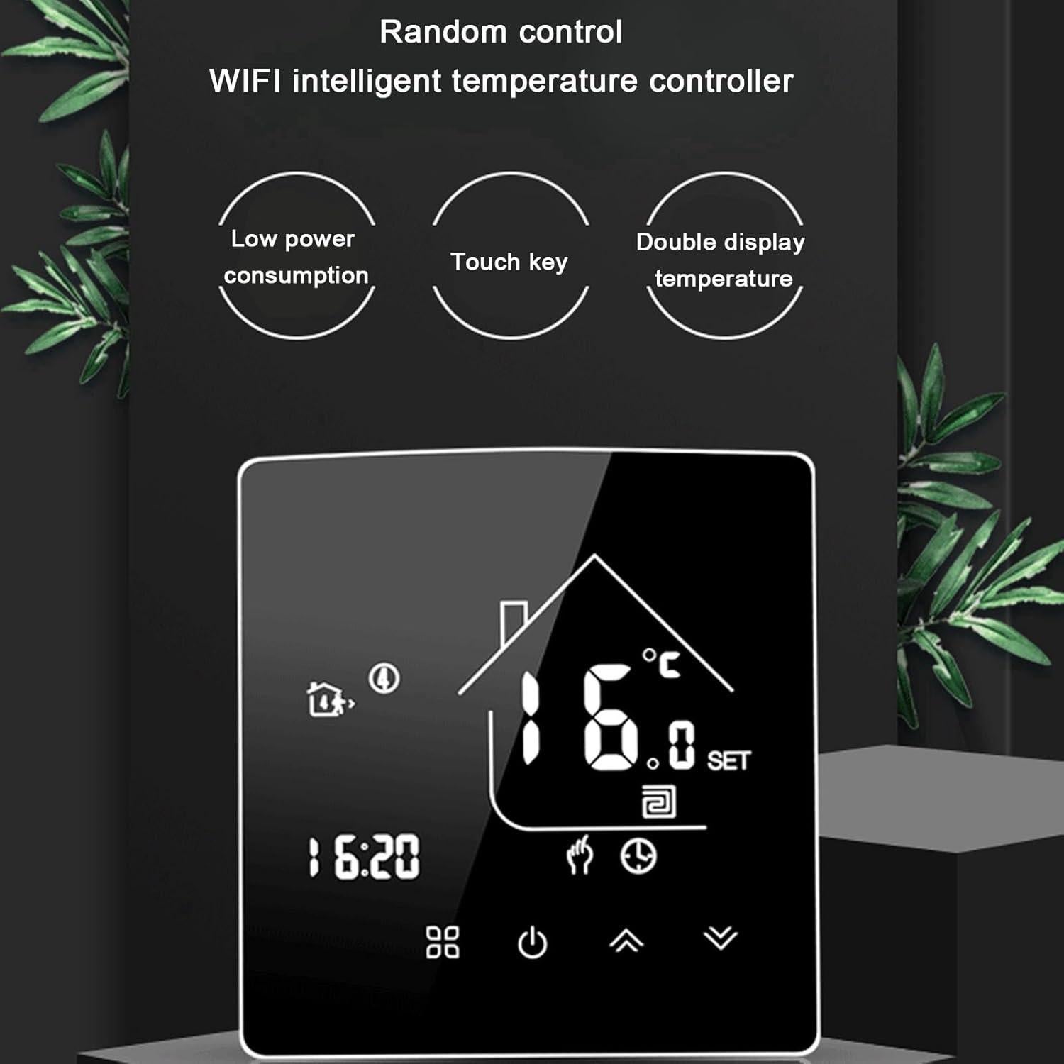 Termostato Digital Inteligente Walfront 7 Días WiFi Control App