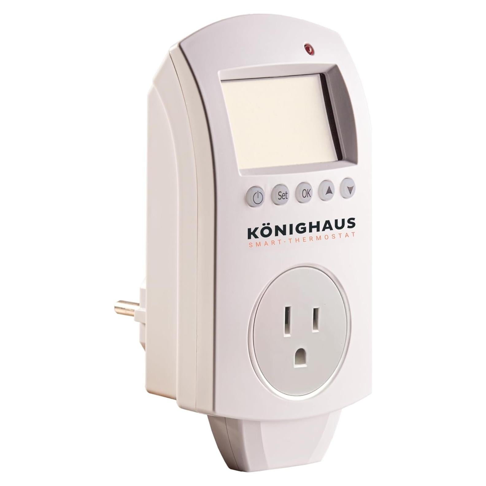 Termostato Inteligente Könighaus Blanco Programable 7 Días