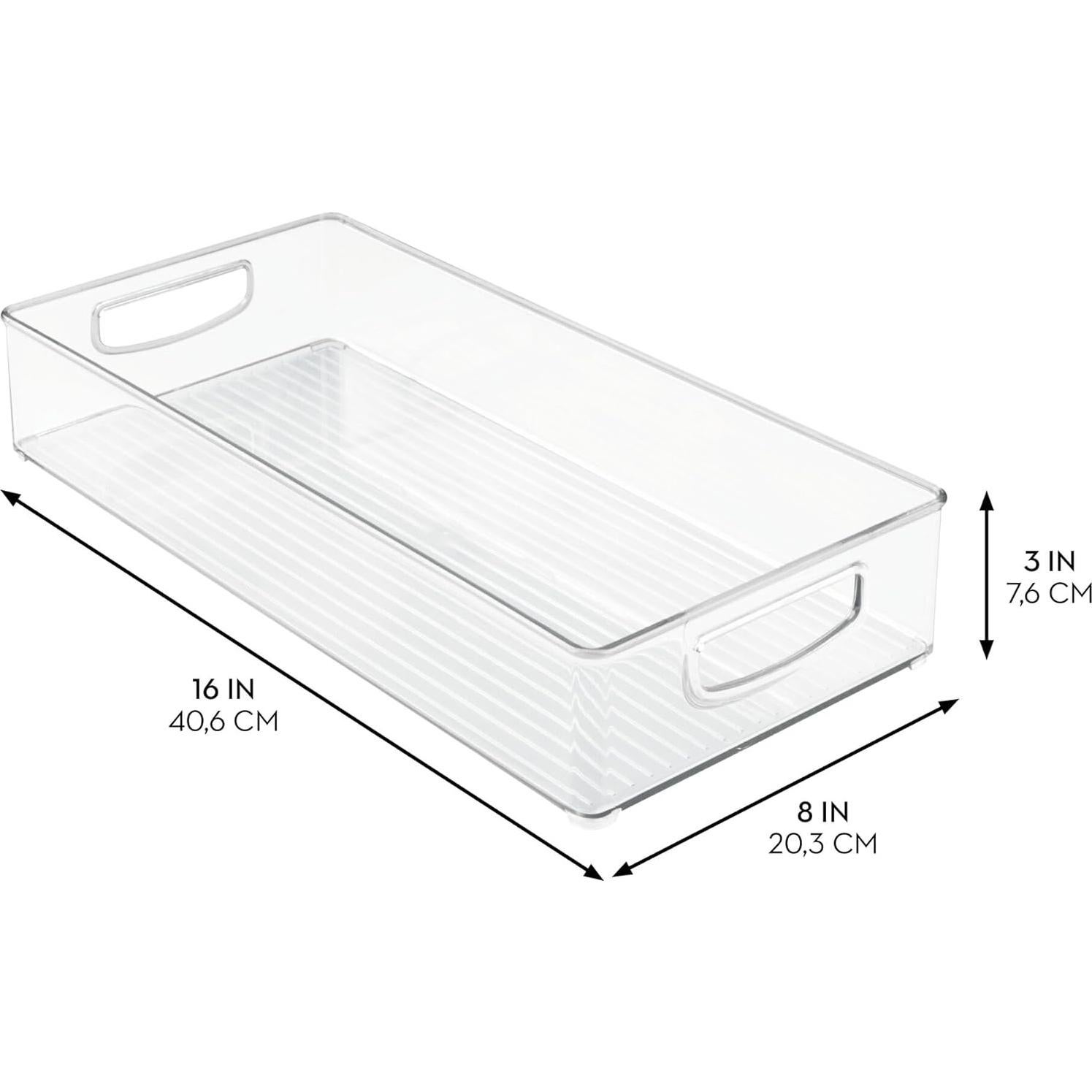 Contenedor de Almacenamiento Apilable iDesign 40,6x20,3x7,6cm