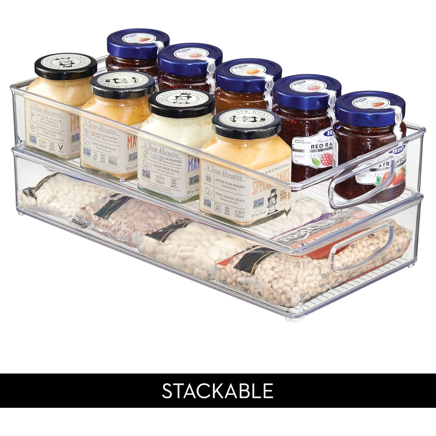 Contenedor de Almacenamiento Apilable iDesign 40,6x20,3x7,6cm