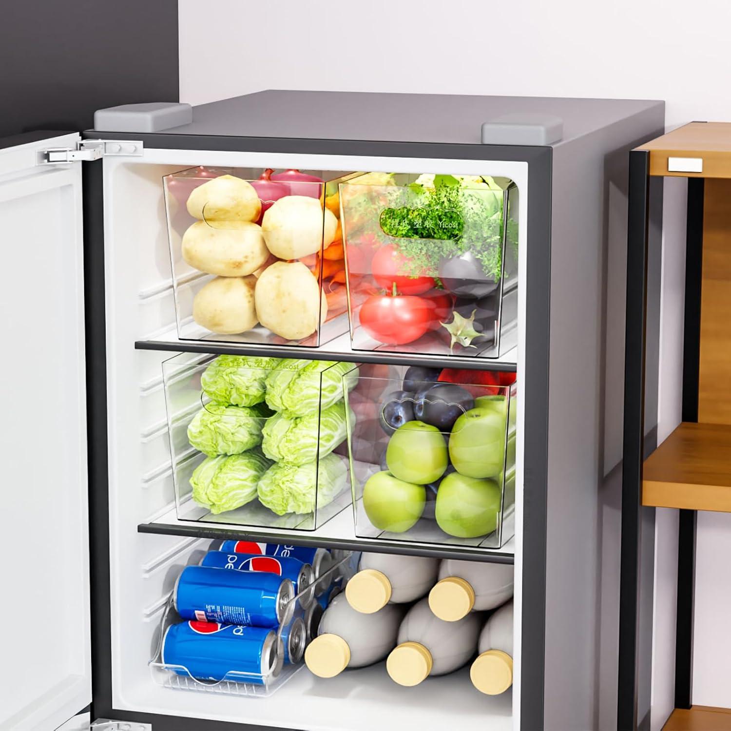 Juego de 6 Contenedores de Almacenamiento Plástico SuoXing 28 cm