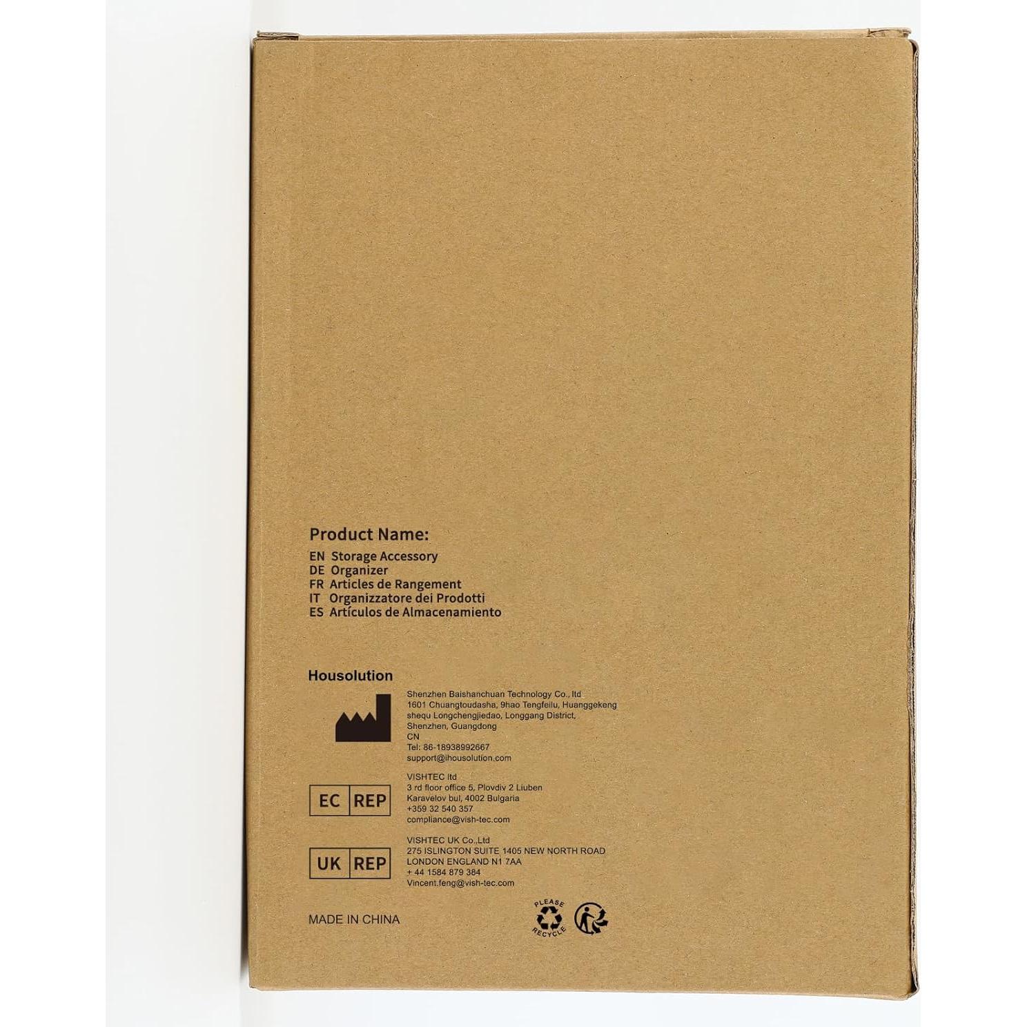 Organizador Bajo Fregadero Housolution 2 Niveles Ajustable Negro