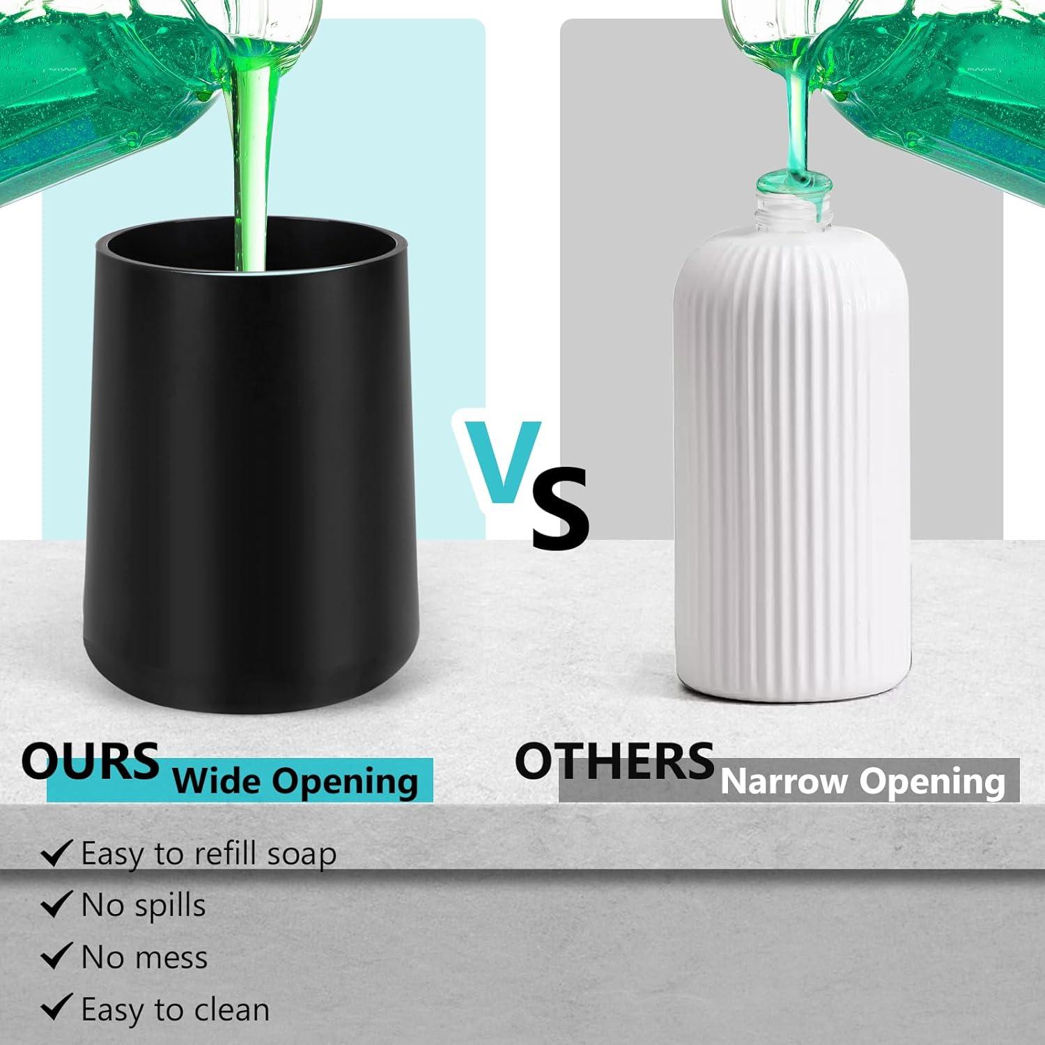 Dispensador Automático de Jabón Espumoso Phneems 266ml Negro