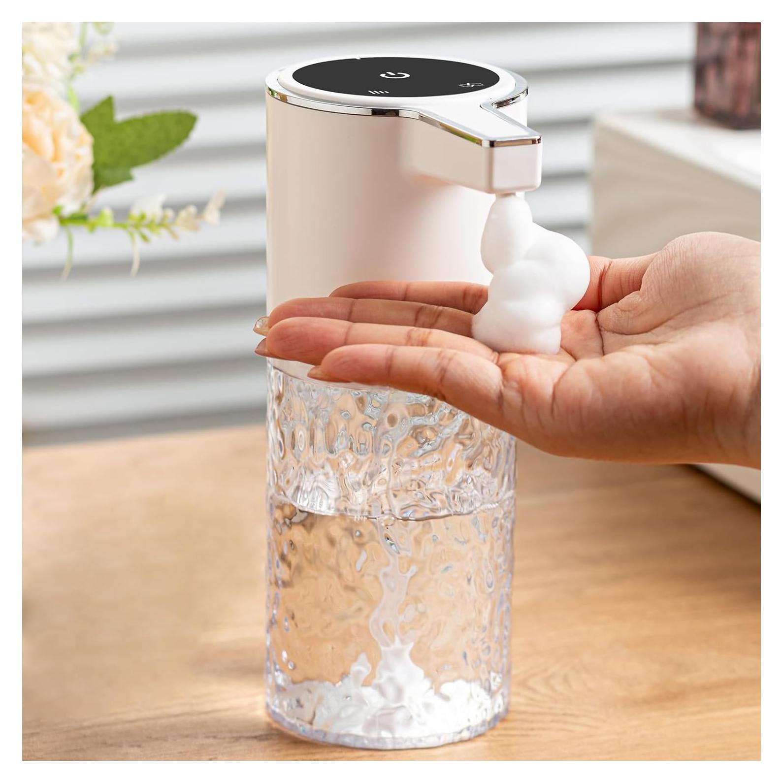 Dispensador Automático de Jabón Espumoso Haocoott 385 mL Blanco