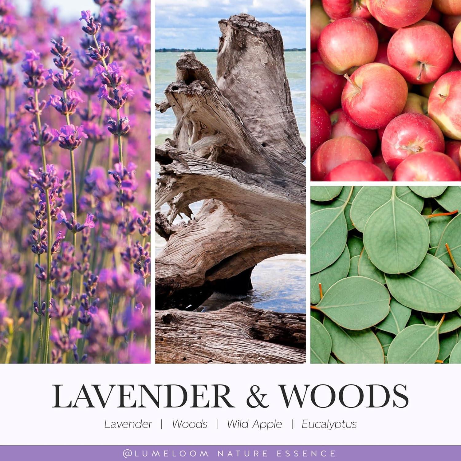 Vela Aromática de Lavanda 255g LUMELOOM para Nuevas Mamás