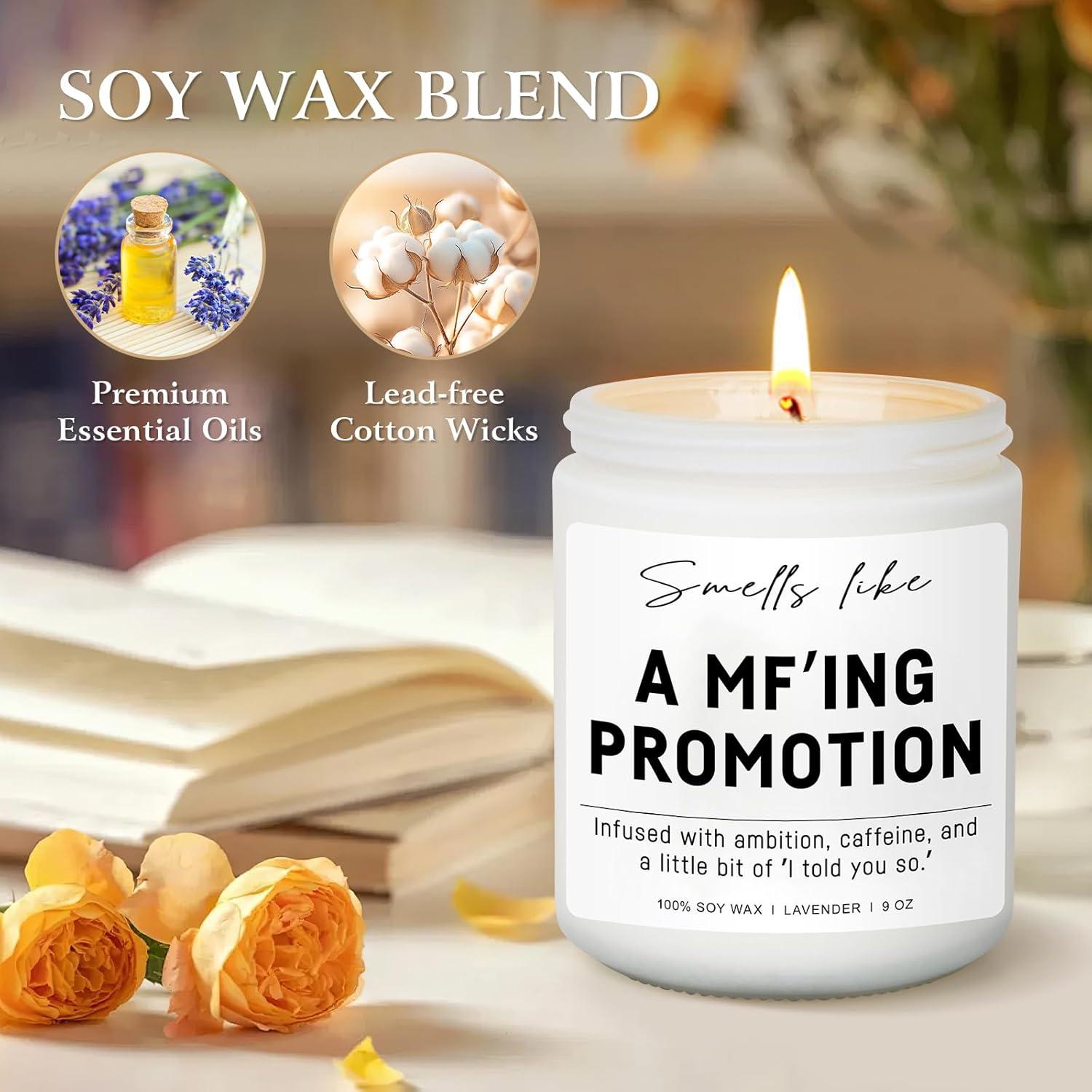 Vela Aromática de Soya KEARLGMBH para Promoción Laboral