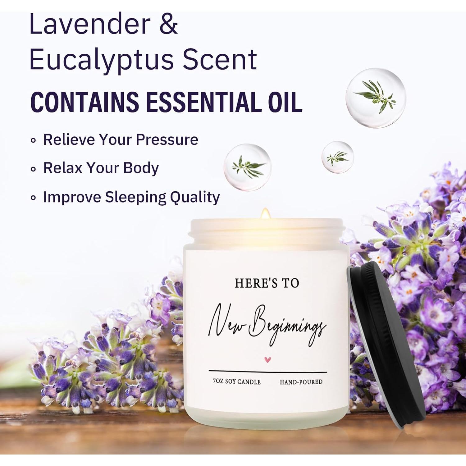 Vela Aromatizada de Soja 198g Niyewsor Lavanda - Regalo Inspirador