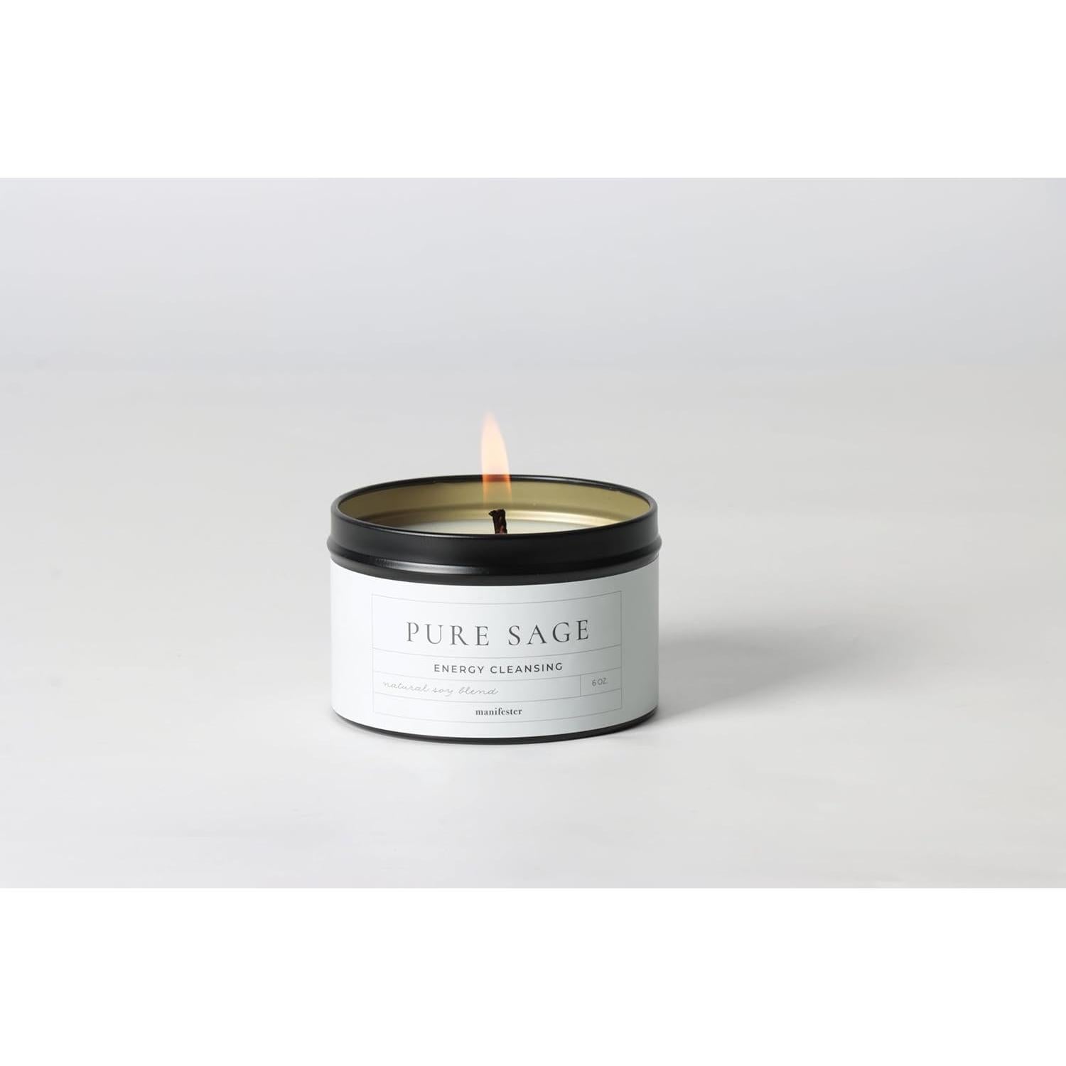 Vela Aromática de Salvia Whole Works - Cera de Soja 170g