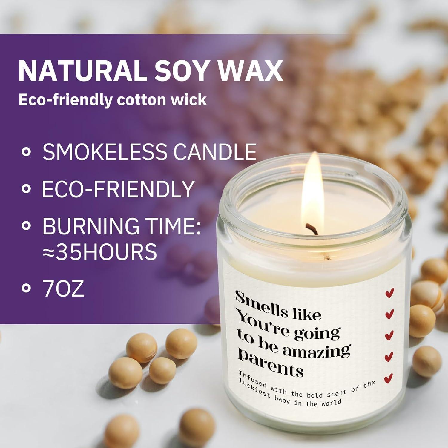 Vela Aromática de Cera de Soja SteadStyle para Nuevos Padres 198g