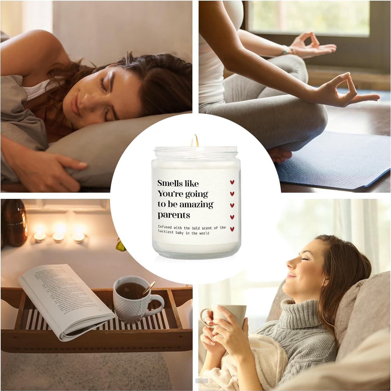 Vela Aromática de Cera de Soja SteadStyle para Nuevos Padres 198g