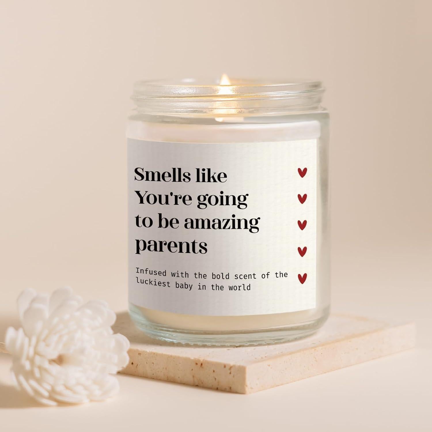 Vela Aromática de Cera de Soja SteadStyle para Nuevos Padres 198g