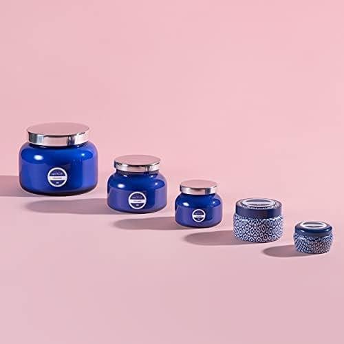 Vela Mini Tin Aroma Volcano Capri Blue - 85 g de Cera de Soja