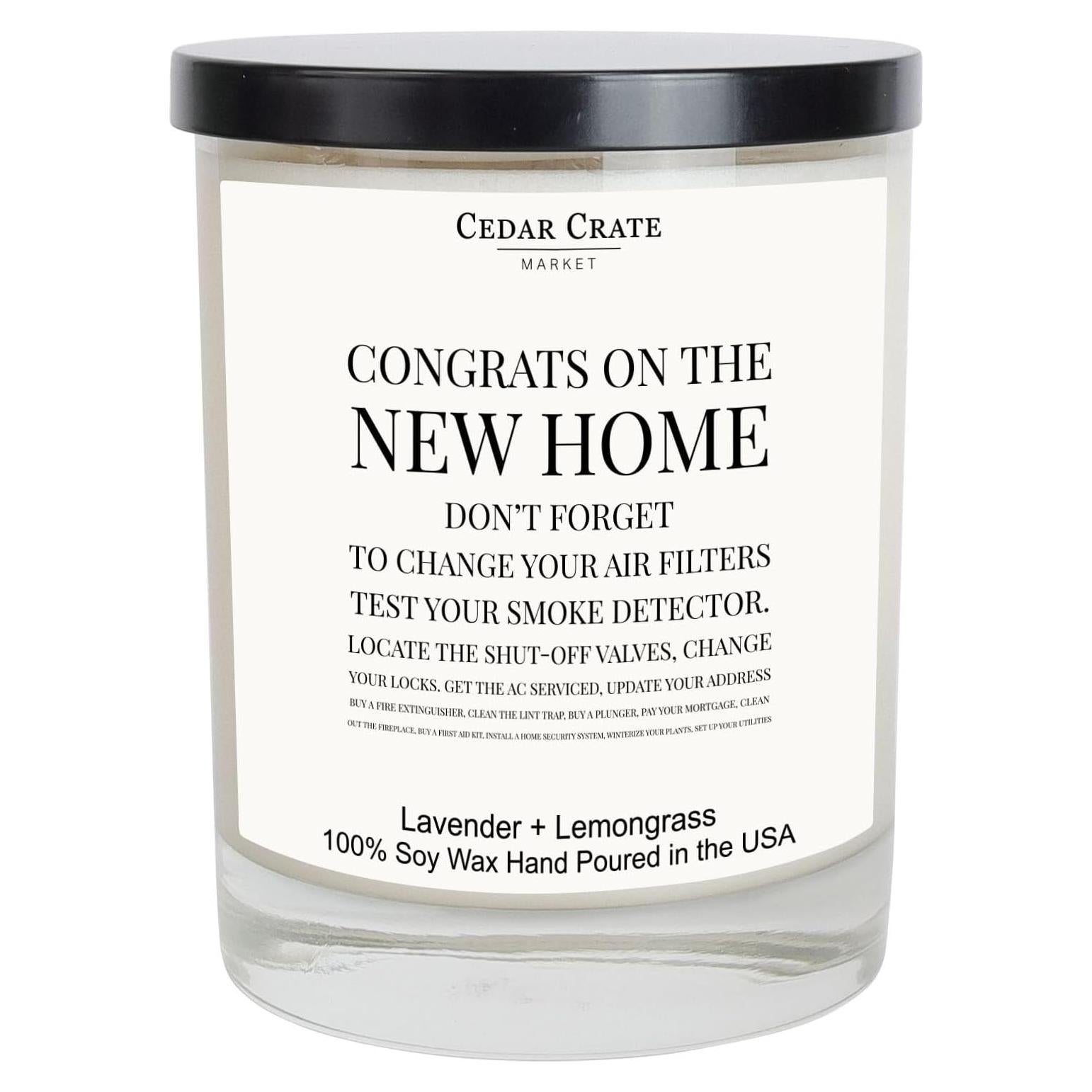 Vela Aromática de Lavanda y Salvia Cedar Crate Market 100% Soja
