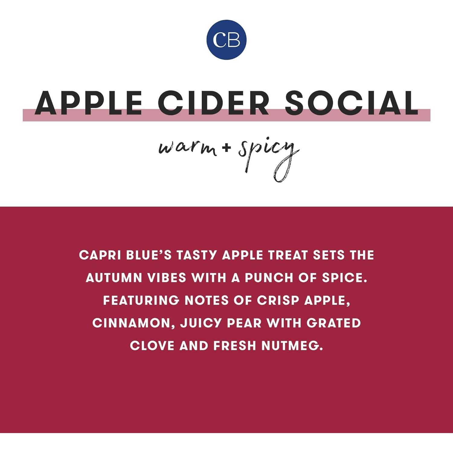 Vela aromática Capri Blue Glimmer 283.5 g - Sidra de manzana