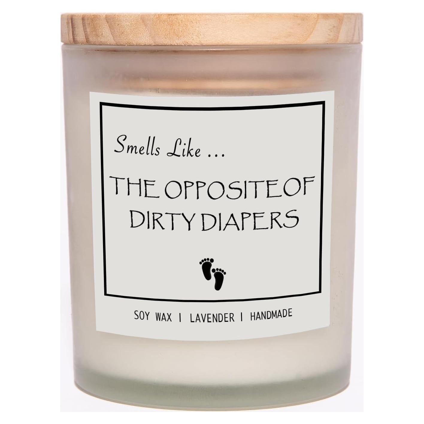 Vela Aromática de Lavanda 8oz - Regalo para Nuevas Mamás