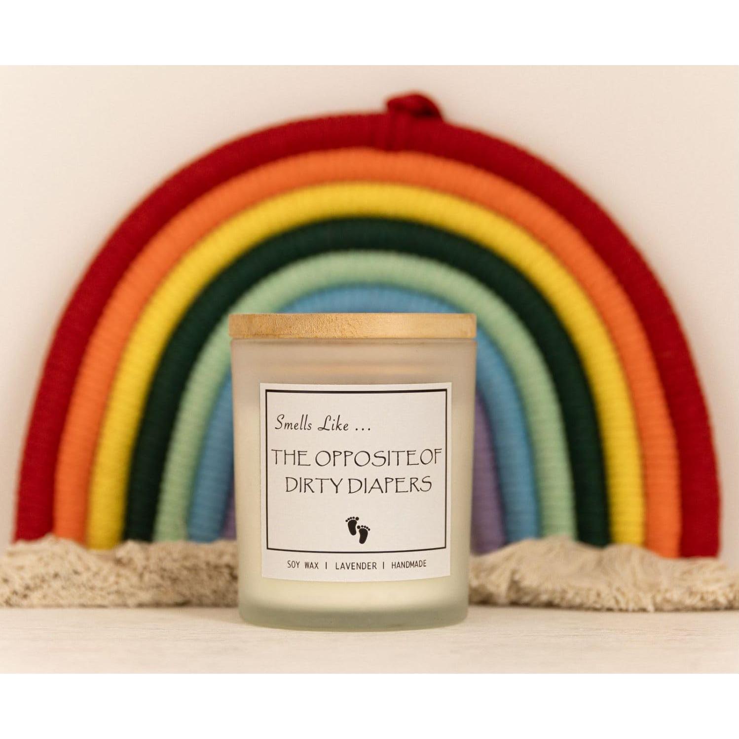 Vela Aromática de Lavanda 8oz - Regalo para Nuevas Mamás