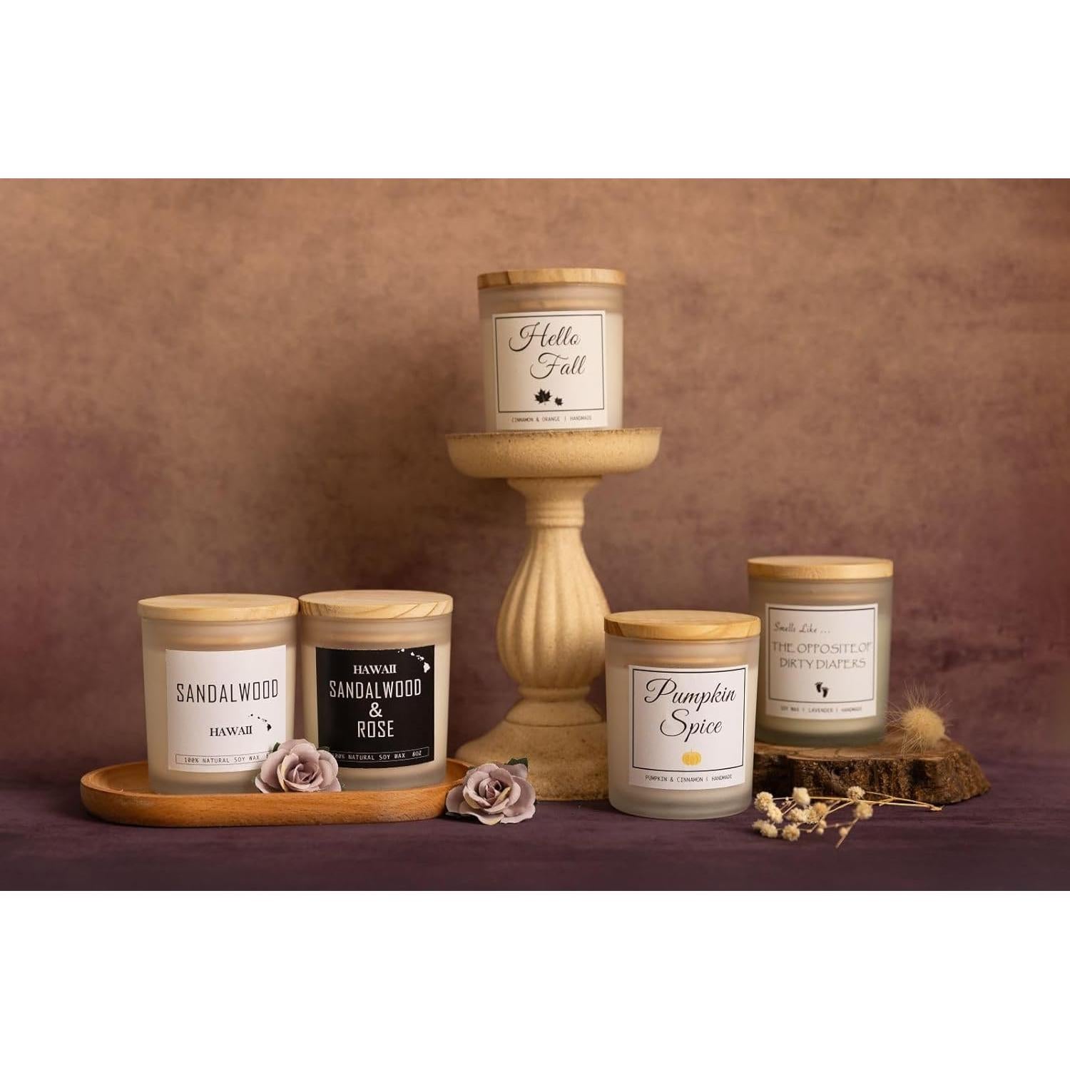 Vela Aromática de Lavanda 8oz - Regalo para Nuevas Mamás