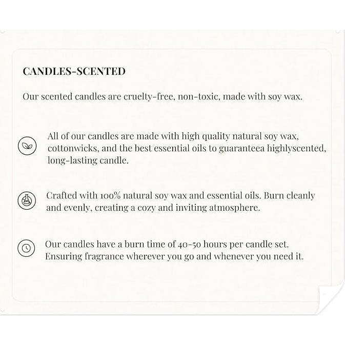 Vela Aromática de Lavanda 8oz - Regalo para Nuevas Mamás