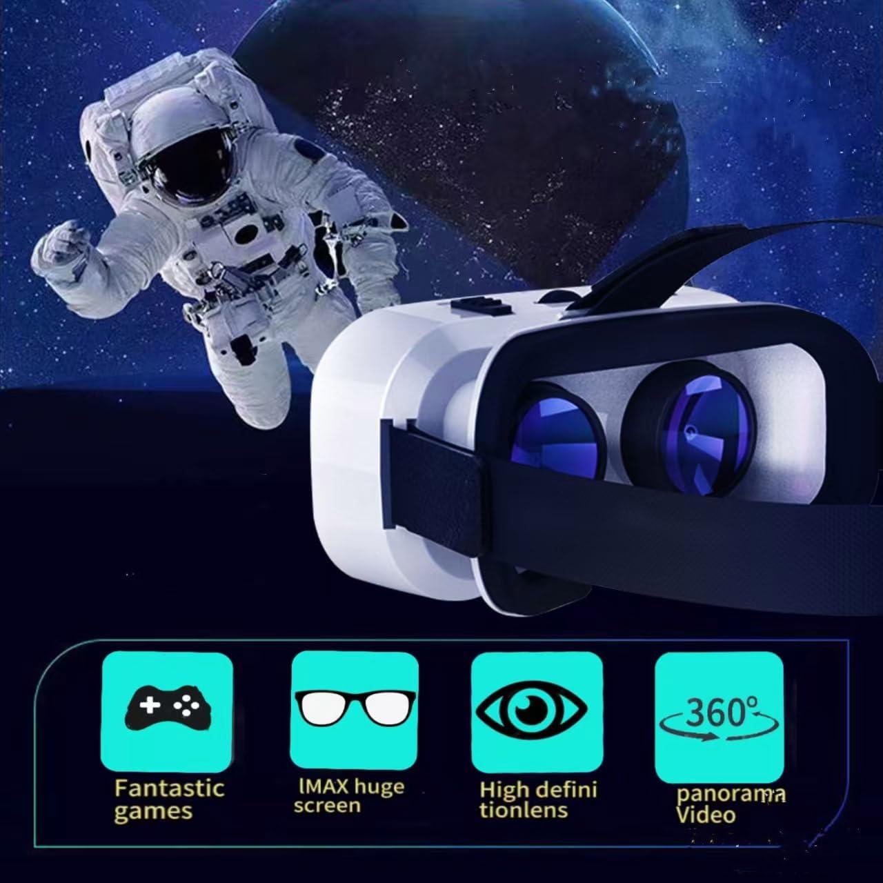 Gafas de Realidad Virtual 3D Sylpmoplar Ajustables para Móviles 4.7-6.5"