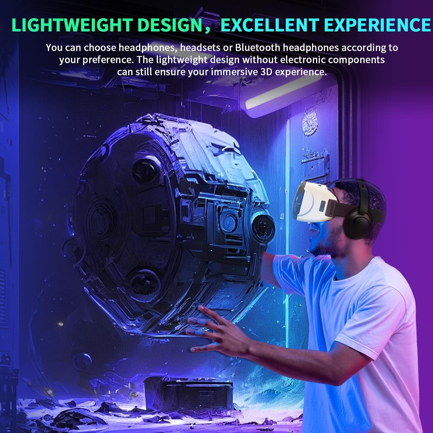 Auricular VR LAPORiO para Smartphones 4.7-6.5" 1080P