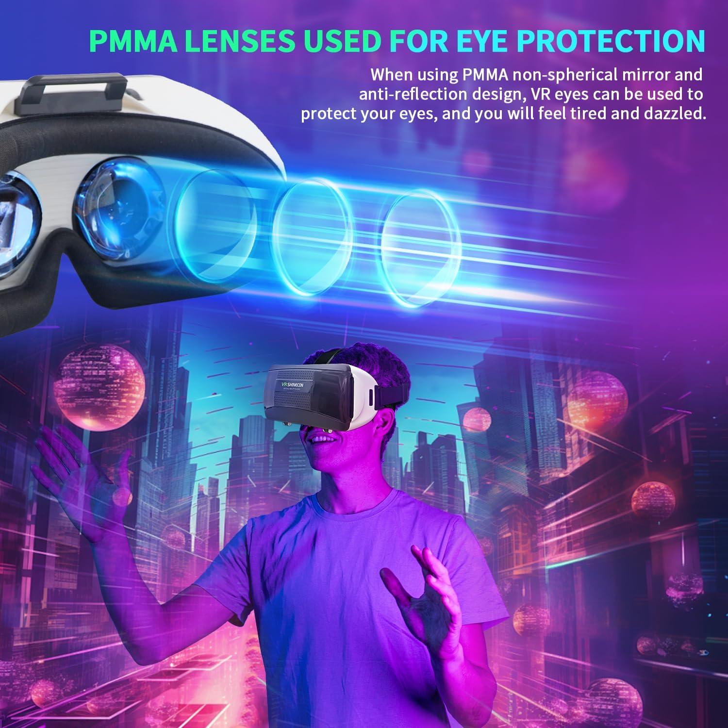 Auricular VR LAPORiO para Smartphones 4.7-6.5" 1080P