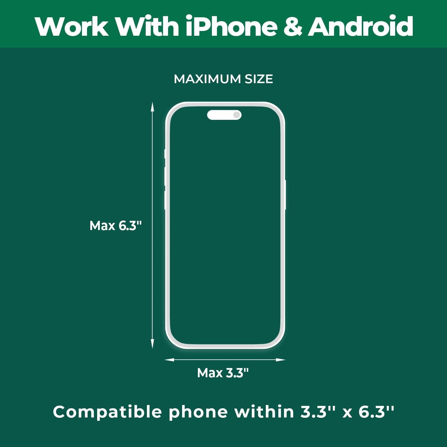 Auriculares VR LamTrancail Ajustables para iPhone y Android 6.3"