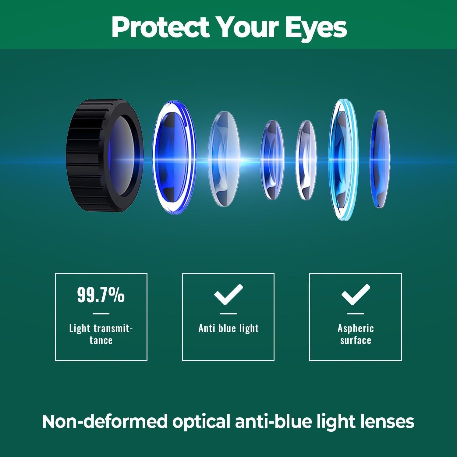 Auriculares VR LamTrancail Ajustables para iPhone y Android 6.3"