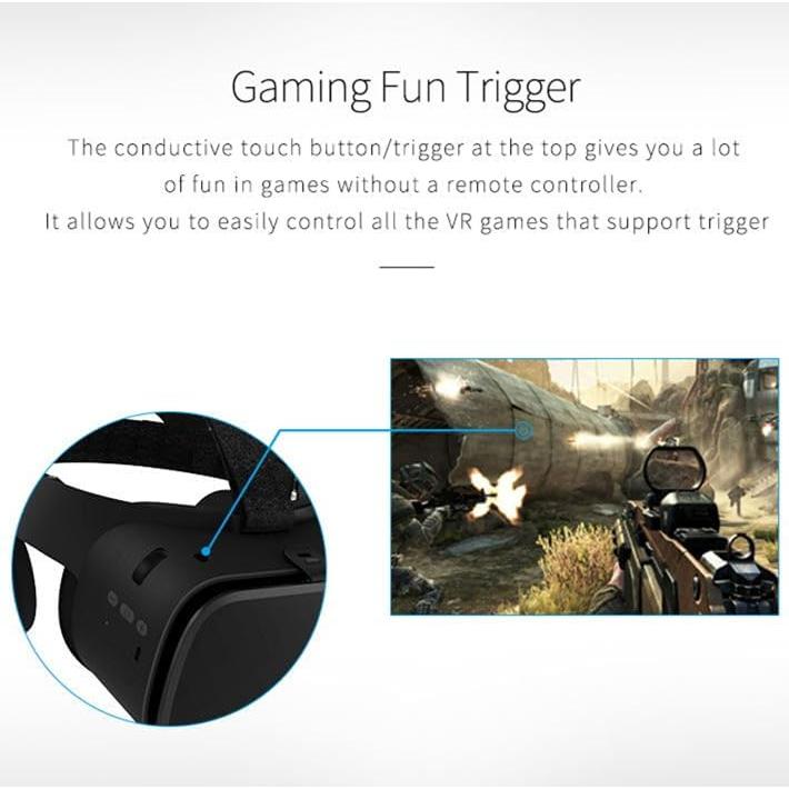 Gafas VR 3D Inalámbricas Bluetooth ZYbesthao para Smartphone 4.7-6.2"