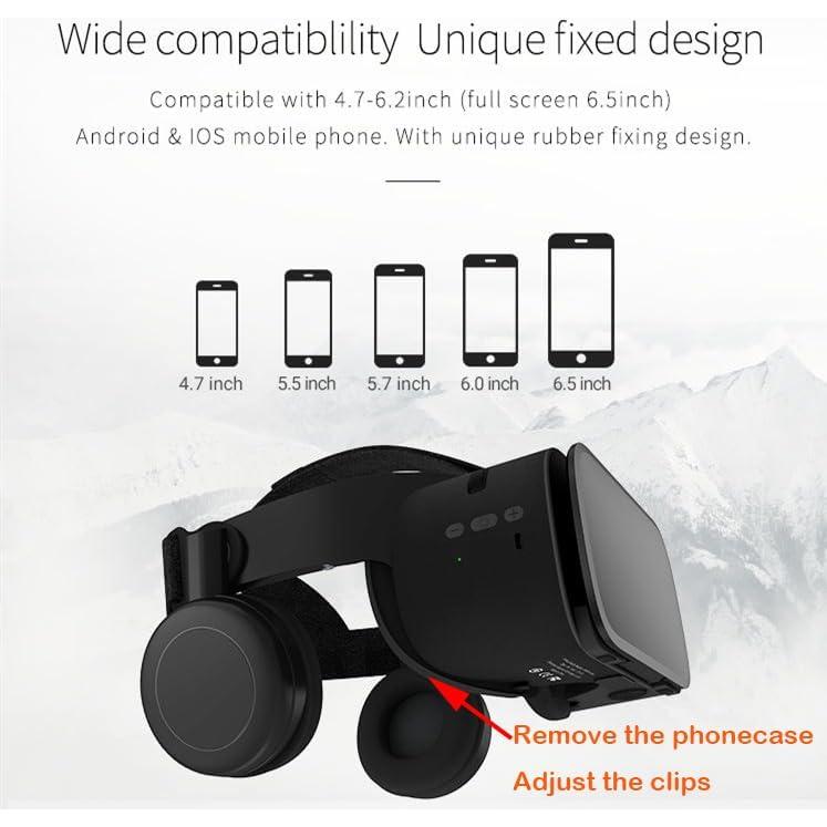 Gafas VR 3D Inalámbricas Bluetooth ZYbesthao para Smartphone 4.7-6.2"